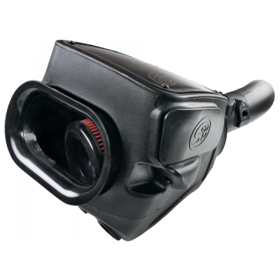 S&B - S&B Cold Air Intake For 16-18 Nissan Titan, V8-5.0L Cummins Oiled Cotton Cleanable Red 75-5082 - Image 7