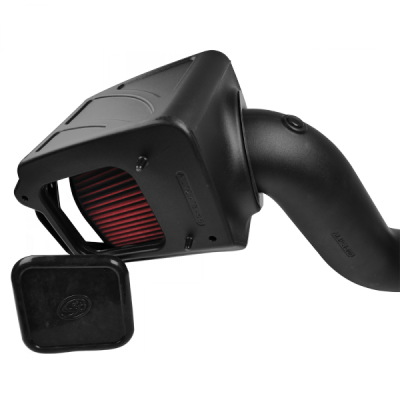 S&B - S&B Cold Air Intake For 06-07 Chevrolet Silverado GMC Sierra V8-6.6L LLY-LBZ Duramax Cotton Cleanable Red 75-5080 - Image 2
