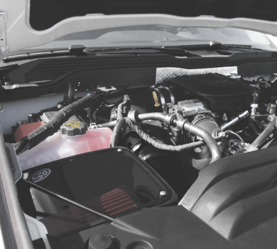S&B - S&B Cold Air Intake For 11-16 Chevrolet Silverado GMC Sierra V8-6.6L LML Duramax Cotton Cleanable Red 75-5075-1 - Image 5