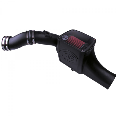 S&B - S&B Cold Air Intake For 03-07 Ford F250 F350 F450 F550 V8-6.0L Powerstroke Cotton Cleanable Red 75-5070 - Image 2