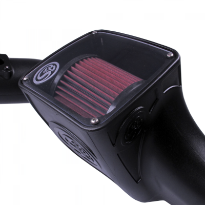 S&B - S&B Cold Air Intake For 03-07 Ford F250 F350 F450 F550 V8-6.0L Powerstroke Cotton Cleanable Red 75-5070 - Image 3
