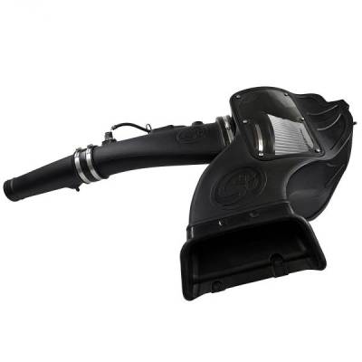 S&B - S&B Cold Air Intake For 18-19 Ford F150 3.0L Powerstroke Diesel Dry Extendable White 75-5126D - Image 2