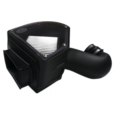 S&B - S&B Cold Air Intake For 94-02 Dodge Ram 2500 3500 5.9L Cummins Dry Extendable White 75-5090D - Image 1