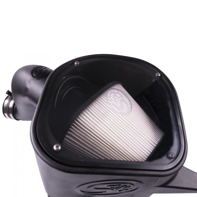 S&B - S&B Cold Air Intake For 13-18 Dodge Ram 2500 3500 L6-6.7L Cummins Dry Extendable White 75-5068D - Image 2