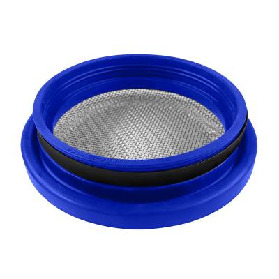 S&B - S&B Turbo Screen 6.0 Inch Blue Stainless Steel Mesh W/Stainless Steel Clamp 77-3011 - Image 2