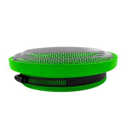 S&B - S&B Turbo Screen 6.0 Inch Lime Green Stainless Steel Mesh W/Stainless Steel Clamp 77-3008 - Image 5