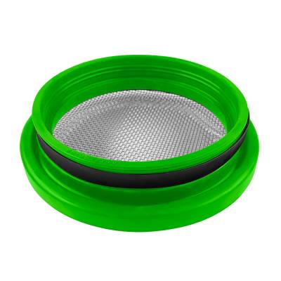 S&B - S&B Turbo Screen 6.0 Inch Lime Green Stainless Steel Mesh W/Stainless Steel Clamp 77-3008 - Image 2