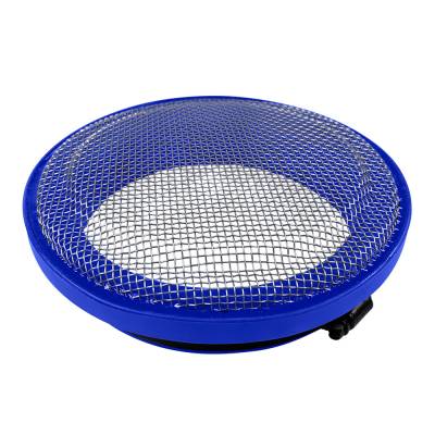 S&B - S&B Turbo Screen 4.0 Inch Blue Stainless Steel Mesh W/Stainless Steel Clamp 77-3009 - Image 1