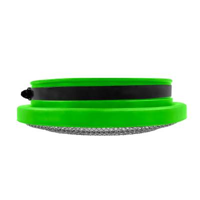 S&B - S&B Turbo Screen 6.0 Inch Lime Green Stainless Steel Mesh W/Stainless Steel Clamp 77-3008 - Image 6