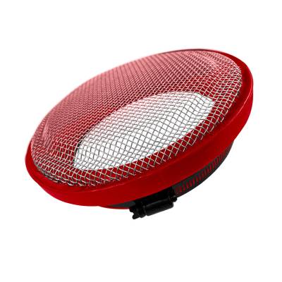 S&B - S&B Turbo Screen 6.0 Inch Red Stainless Steel Mesh W/Stainless Steel Clamp 77-3005 - Image 3