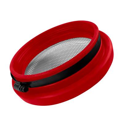 S&B - S&B Turbo Screen 6.0 Inch Red Stainless Steel Mesh W/Stainless Steel Clamp 77-3005 - Image 4