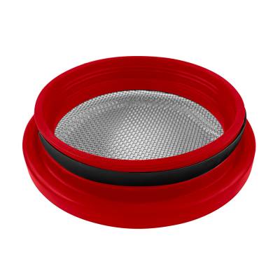 S&B - S&B Turbo Screen 5.0 Inch Red Stainless Steel Mesh W/Stainless Steel Clam 77-3004 - Image 2