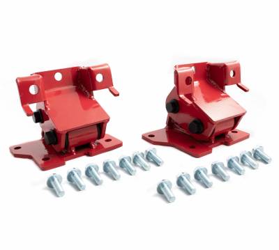 Rudy's Performance Parts - Rudy's High Performance Red Motor Mounts For 01-10 6.6 Duramax - Image 1