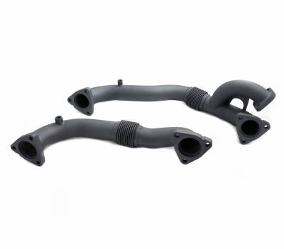 Rudy's Performance Parts - Rudy's High Temp Coated Heavy Duty Thick Wall Up Pipe Kit For 08-10 6.4 Powerstroke - Image 2