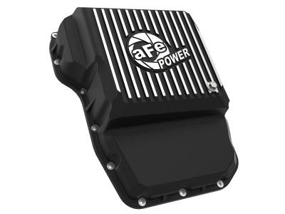 aFe Power - aFe Power Pro Series 68RFE Transmission Pan (Black) w/ Machined Fins For 13-21 6.7 Cummins - Image 2