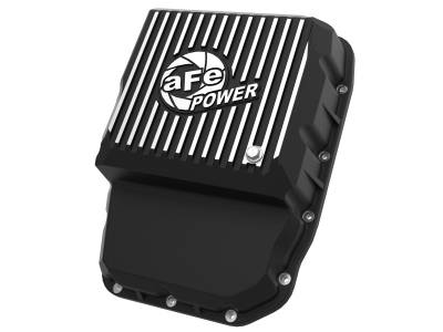 aFe Power - aFe Power Pro Series 68RFE Transmission Pan (Black) w/ Machined Fins For 13-21 6.7 Cummins - Image 1