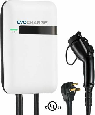 EvoCharge - EvoCharge 32A Level 2 UL Certified 240V EV Electric All Weather Vehicle Charger with 25' Cable - Image 1