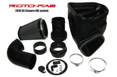 Roto-Fab - Roto-Fab Cold Air Intake Sound Tube Delete Dry Filter For 16-21 Chevy Camaro SS - Image 2
