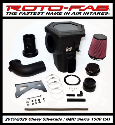 Roto-Fab - Roto-Fab Cold Air Intake Kit Oiled Filter For 2019-2021 Chevy Silverado 1500 6.2L V8 - Image 3