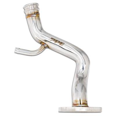 PPE - PPE Polished 304 Stainless Steel Coolant Bypass Tube 01-04 6.6L LB7 Duramax - Image 1