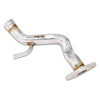 PPE - PPE Polished 304 Stainless Steel Coolant Bypass Tube 06-07 6.6L LBZ Duramax - Image 2