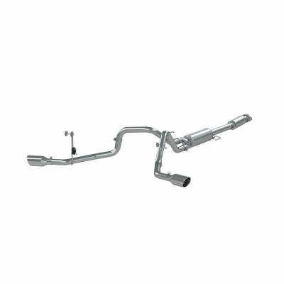 MBRP - MBRP Dual Side Exit Cat Back Exhaust System For 2021+ Ford F-150 2.7L 3.5L 5.0L - Image 1