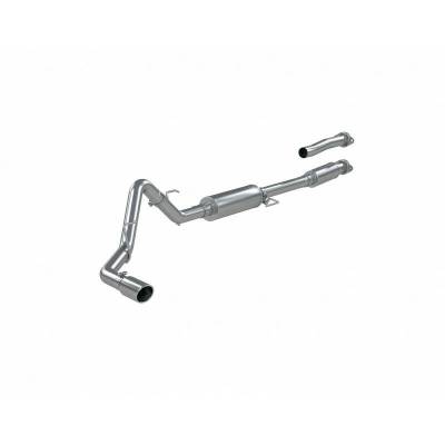 MBRP - MBRP 3" Stainless Steel Single Side Exit Cat Back Exhaust For 2021+ Ford F-150 2.7L 3.5L 5.0L - Image 1
