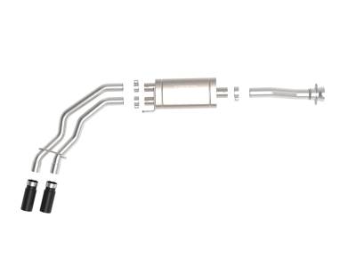 aFe Power - aFe Rebel Series 3" to 2.5" Stainless Steel Cat-Back Dual Same Side Exit Exhaust System w/ Black Tips For 2021+ Ford F-150 2.7L 3.5L 5.0L - Image 5