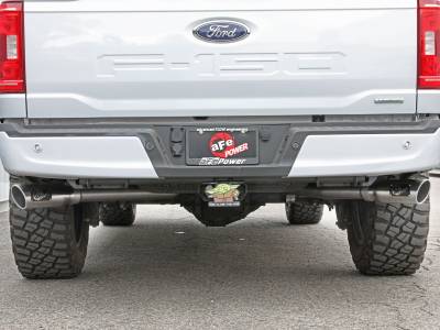 aFe Power - aFe Gemini XV 3" 304 Stainless Steel Cat-Back Exhaust System w/ Cut-Out & Polished Tips For 2021+ Ford F-150 2.7L 3.5L 5.0L - Image 6