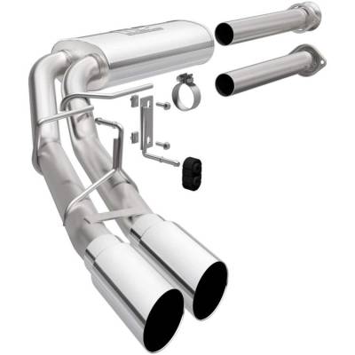 Magnaflow - Magnaflow 3" Street Series Dual Before Tire Side Exit Cat-Back Exhaust For 2021+ Ford F-150 2.7L 3.5L 5.0L - Image 1