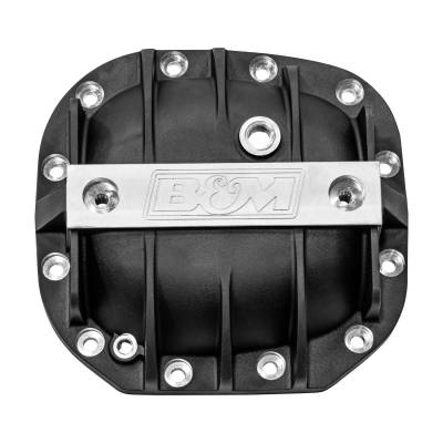 B&M - B&M Hi-Tek Black Aluminum Rear Differential Cover For 2015-2022 F-150 Super 8.8 - Image 1