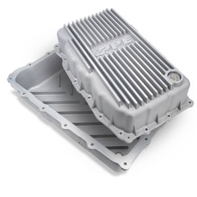 PPE - PPE Raw Aluminum Deep Transmission Pan For 2019+ Chevy GMC 3.0L Duramax 10L80 - Image 1