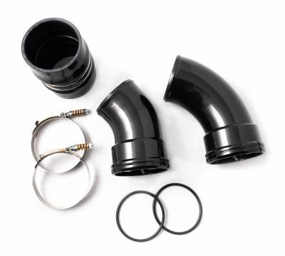 Rudy's Performance Parts - Rudy's Black Cold Side Intercooler Pipe Kit For 2006-2010 GMC Chevy LBZ LMM 6.6L - Image 3