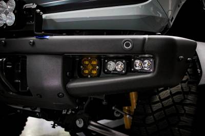 Baja Designs - Baja Designs Toggle SAE Amber Fog Light Kit For 21+ Ford Bronco W/ Steel Bumper - Image 2