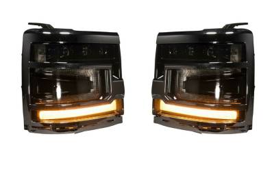 Morimoto - Morimoto XB LED Plug & Play Headlight Assemblies With Black Trim For 16-18 Chevy Silverado 1500 - Image 3