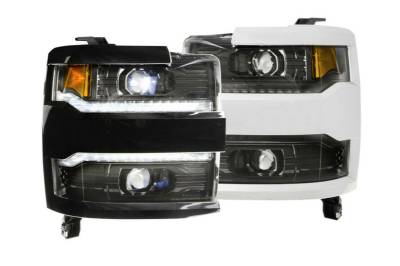 Morimoto - Morimoto XB LED Headlight Assemblies For 15-19 Silverado 2500/3500 Black Trim - Image 6