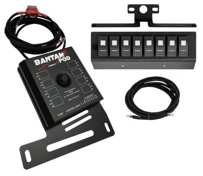 sPOD - sPOD BantamX Bluetooth Switch Panel w/ LED Switches for 07-08 Jeep Wrangler JK - Image 1