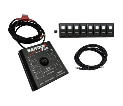 sPOD - sPOD BantamX Bluetooth Modular Switch Panel w/ LED Switches, 36" Battery Cables - Image 1