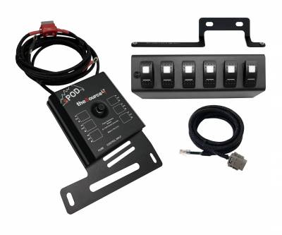 sPOD - sPOD SourceLT Bluetooth Switch Panel w/ LED Switches for 09-18 Jeep Wrangler JK - Image 1