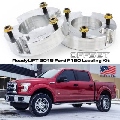 ReadyLift - ReadyLift  Billet Aluminum 2.25" Front Leveling kit For 2015+ Ford F-150 2WD/4WD - Image 2