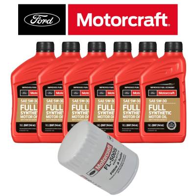 OEM Ford - Motorcraft Synthetic Oil Change Kit For 11+ Ford Expedition/F-150 3.5L EcoBoost - Image 1