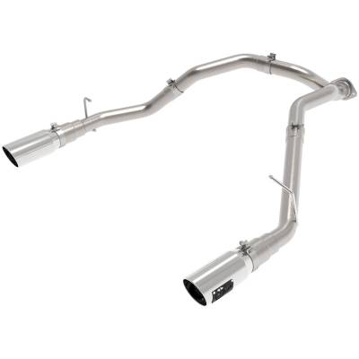 aFe Power - aFe Power DPF-Back Exhaust System Dual Rear Exit For 2020-21 Ram EcoDiesel 3.0L T409 Stainless Steel 49-42080-P - Image 1