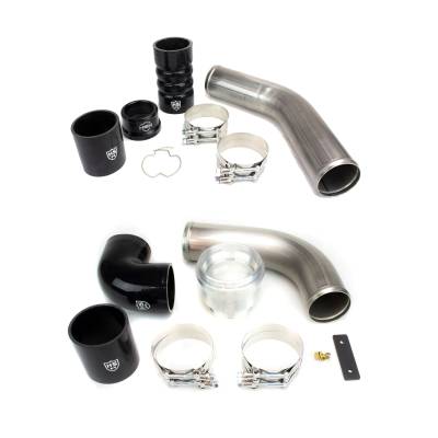 H&S Motorsports - H&S Raw Hot & Cold Side Intercooler Pipe Kit For 11-16 Ford 6.7L Powerstroke - Image 1