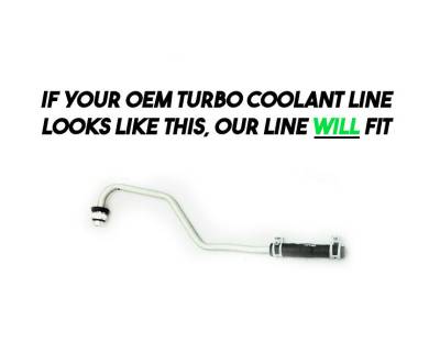 Rudy's Performance Parts - Rudy's Stainless Turbo Coolant Line & Fitting For 11-16 Ford 6.7L Powerstroke - Image 3