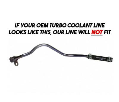 Rudy's Performance Parts - Rudy's Stainless Turbo Coolant Line & Fitting For 11-16 Ford 6.7L Powerstroke - Image 4