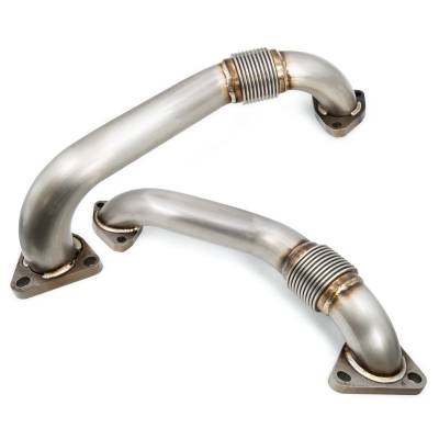 PPE - PPE High Flow Exhaust Manifolds & Up Pipes For 2001-2004 6.6L LB7 Duramax Diesel - Image 2