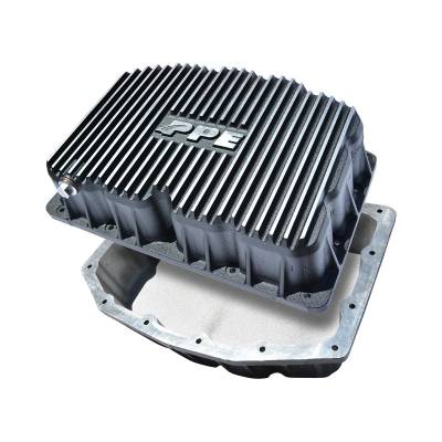 PPE - PPE Brushed Heavy Duty Cast Aluminum Oil Pan For Ford 2011-2017 6.7L Powerstroke - Image 1