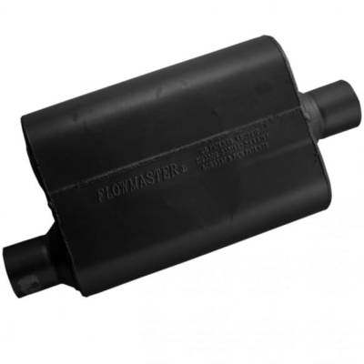 Flowmaster - Flowmaster 40 Series 2.5" Offset In 2.5" Center Out Chambered Universal Muffler - Image 2