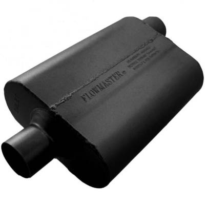 Flowmaster - Flowmaster 40 Series 2.5" Center In 2.5" Offset Out Chambered Universal Muffler - Image 1