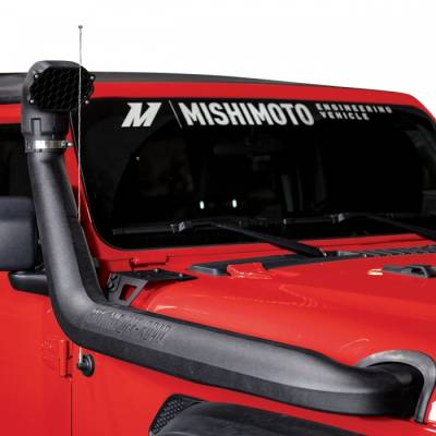 Mishimoto - Borne Off-Road Snorkel Kit W/ Red Brackets For 18+ Jeep Wrangler JL - Gladiator JT 2.0L/3.6L - Image 7